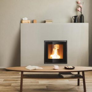 Ventilated and Ductable Pellet Fireplace SIRIUS 11 10.7 kW - L'artistico