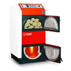 Caldaia a legna a fiamma rovesciata PIROLITICA - Carinci