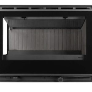 Inserto a legna LLAMA CRISTAL 80 FRONTALE 2 LATI - Bellido