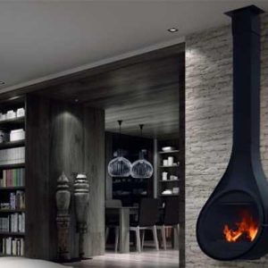 Cheminée à bois DROP 10 kW - Rocal