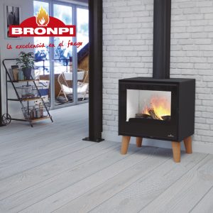 Poêle à bois ARUS 12,5 kW - Bronpi