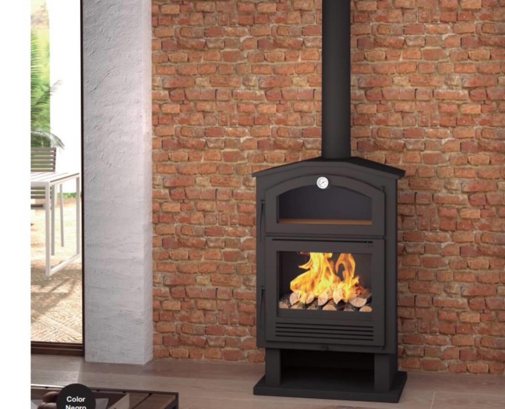 Stufa a legna con forno CH-4  11,7 kW - FM Calefacción