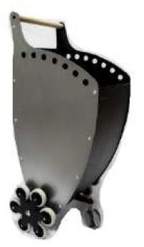 Trolley PANDA 6 RUOTE porta legna-pellet - immagine 5