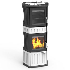 Stufa a legna con forno MONELLA 185 N - Lincar