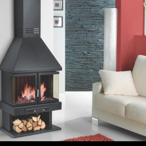 Camino a legna a parete MUNA 12 kW - Fugar