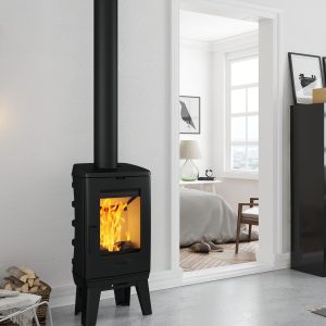 Poêle à bois en fonte BRUT 6,5 kW - Dovre