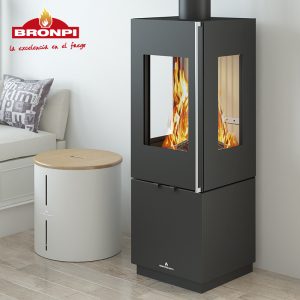 Wood Stove BOMBAY 3C 7 kW - Bronpi