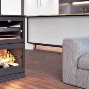 Stufa con forno CH-9  14,5 kW - FM Calefacción