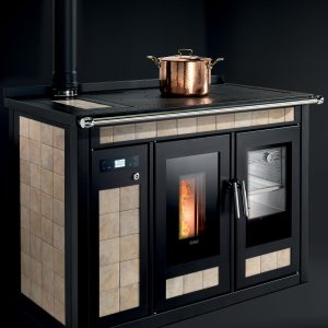 Termocucina a pellet SMART 120 MAIOLICA 25,2 kW - Klover