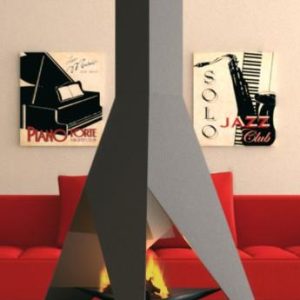 Open Central Wood-burning Fireplace CH 94 11 kW - Focgrup