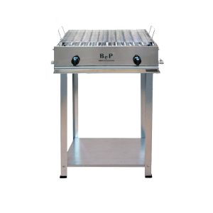 Barbecue a gas 2 fuochi con tavolo cm. 71 - B. e P.