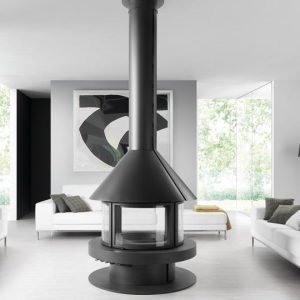 Freestanding Wood-burning Fireplace GALA 20.5 kW - Rocal