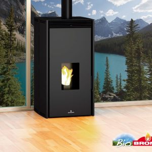 Stufa a pellet senza elettricità FREE 6 - Bronpi