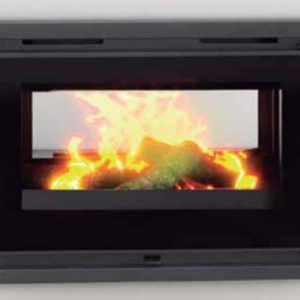 Inserto a legna bifacciale IT-172 K 12,5 kW - FM Calefacción