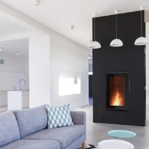 Ventilated and Ductable Pellet Fireplace STARFIRE M 17 10.9 kW - L'artistico