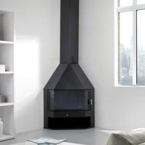 Corner Wood-burning Fireplace ASPE 13 kW - Fugar