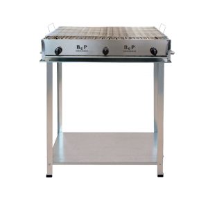 Barbecue a gas 3 fuochi con tavolo cm.107 - B. e P.