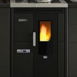 Built-in Pellet Cooker NINA 7.5 kW - Eva Calor