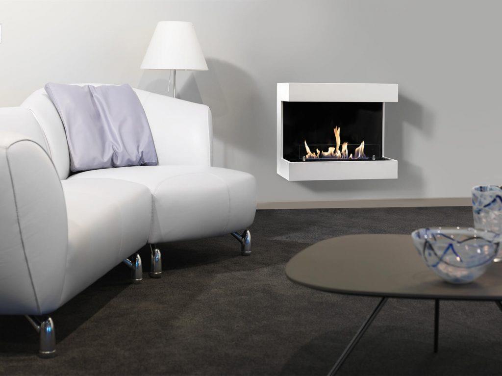 Wall-Mounted Bioethanol Fireplace UMBRIA - British Fire - Image 2