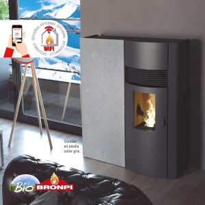 Stufa a pellet ADRY ventilata e canalizzata 11 kW - Bronpi