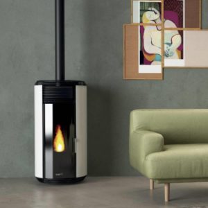 Stufa a pellet senza elettricità JESSICA NATURAL Air 8 kW - Laminox
