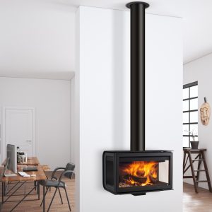Cheminée à bois CITY 14,1 kW - Rocal
