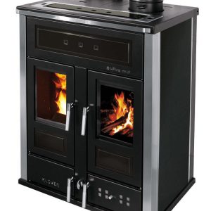 Termostufa pellet/legna BI-FIRE MID - Klover