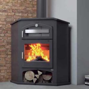 Corner Stove with Oven M-106 R 11.5 kW - FM Calefacción