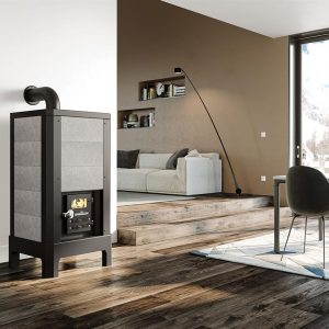 Stufa a legna ad accumulo V 100 S - La Valmarecchia