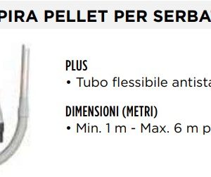 Tuyau d'aspiration de granulés HEVO pour réservoir