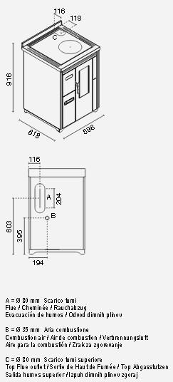 Cucina a pellet NINA 7,5 kW - Eva Calor - immagine 3