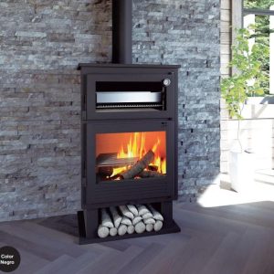 Stufa a legna con forno CH-8  11,7 kW - FM Calefacción