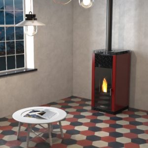 Stufa a pellet senza elettricità VERONICA NATURAL Air 8 kW - Laminox