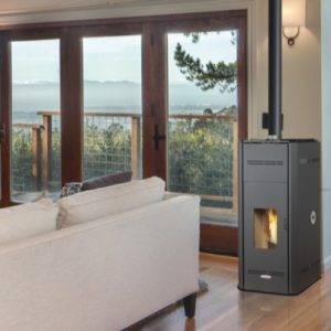 Stufa a pellet senza elettricità FIORELLO NATURAL 8 kW - Laminox