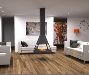 Central Wood-burning Fireplace CH 05 with Glass 12 kW - Focgrup