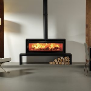 Freestanding Wood-burning Fireplace STUDIO 3 11 kW - Gazco